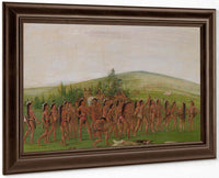 Archery Of The Mandan By George Catlin Fine Art Print