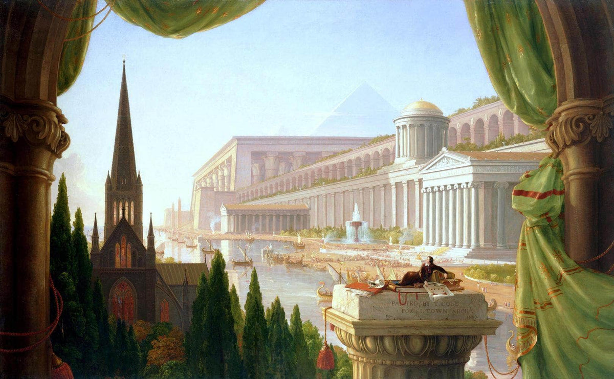 Architects Dream Painting Thomas Cole Canvas Art Fine Art Print