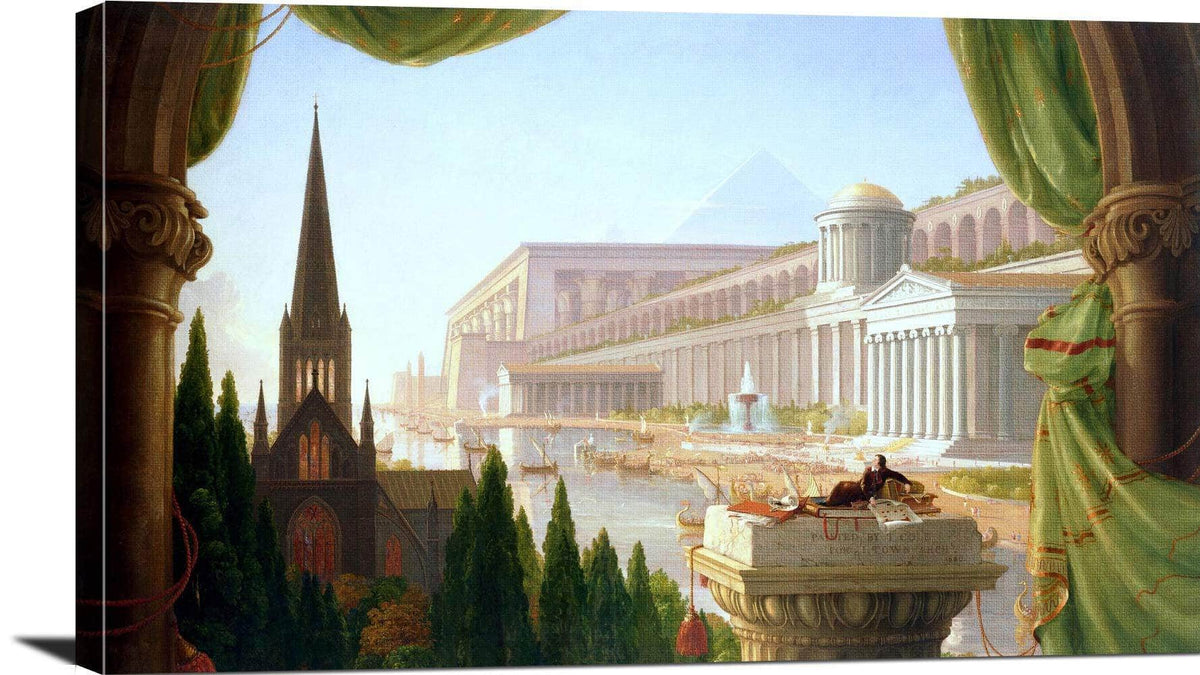 Architects Dream Painting Thomas Cole Canvas Art Fine Art Print