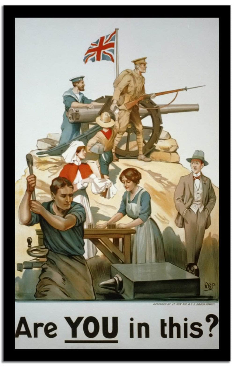 Are You In This  Vintage Poster Fine Art Print