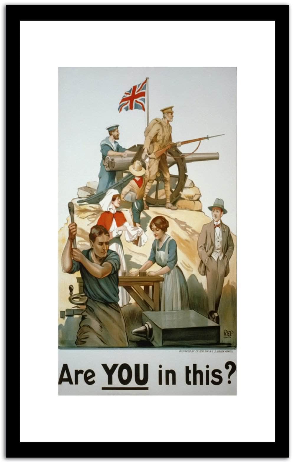 Are You In This  Vintage Poster Fine Art Print