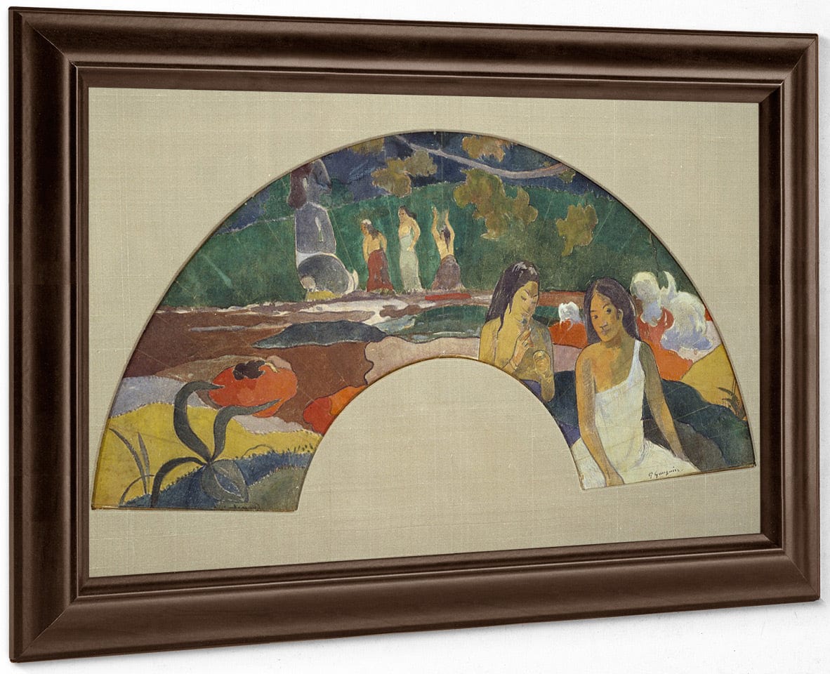 Arearea Joyousness Ii By Eugene Henri Paul Gauguin Fine Art Print