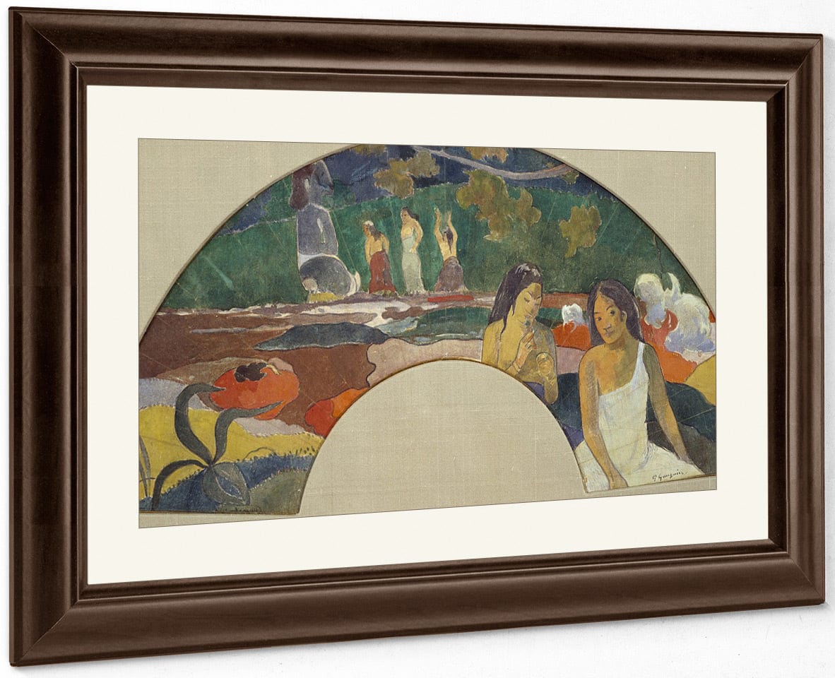 Arearea Joyousness Ii By Eugene Henri Paul Gauguin Fine Art Print