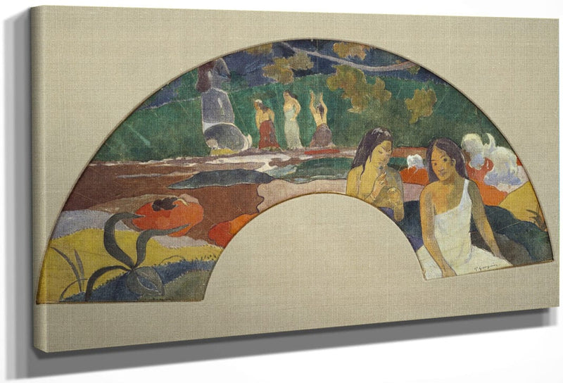 Arearea Joyousness Ii By Eugene Henri Paul Gauguin Fine Art Print