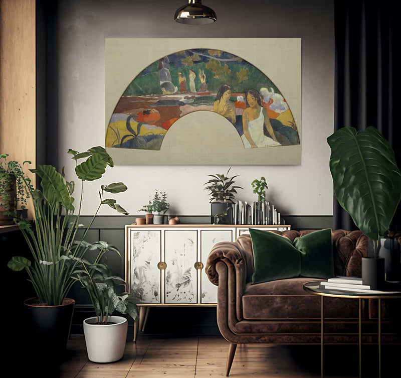 Arearea Joyousness Ii By Eugene Henri Paul Gauguin Fine Art Print