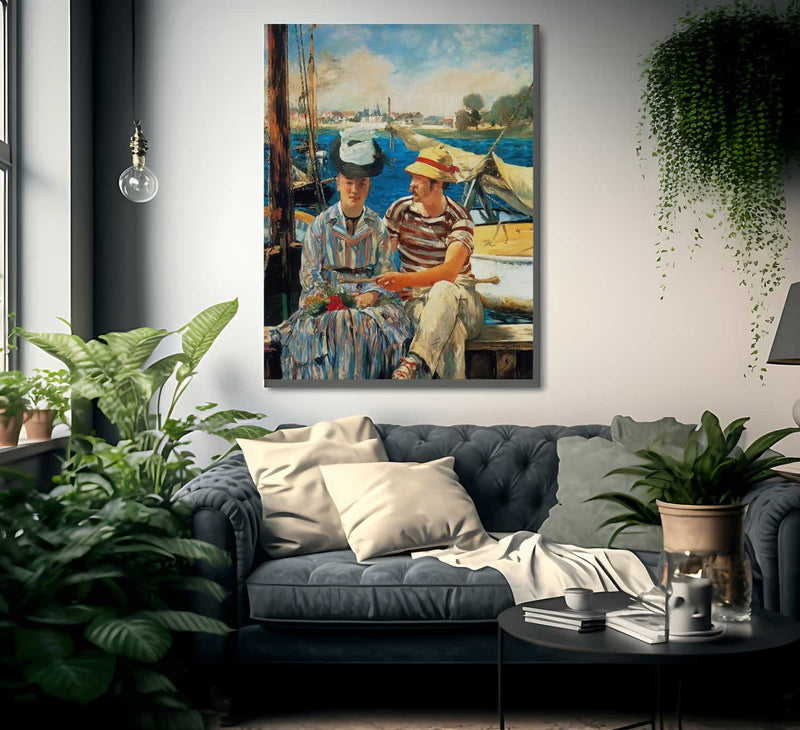 Argenteuil By Edouard Manet Fine Art Print