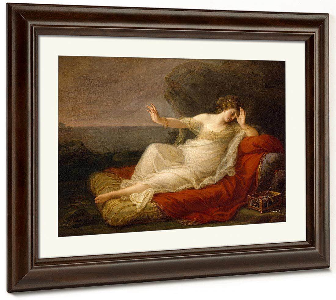 Ariadne Abandoned By Theseus 1774 25X35In Museum Of Fine Arts Houston By Angelica Kauffmann Fine Art Print