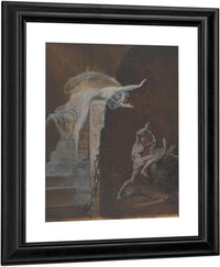 Ariadne Watching The Struggle Of Theseus With The Minotaur By Henry Fuseli Fine Art Print