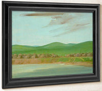 Arikara Village Of Earth Covered Lodges, 1600 Miles Above St. Louis By George Catlin Fine Art Print