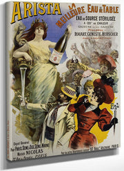Arista Mineral Water Advertisement Poster By Pal Fine Art Print