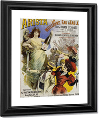 Arista Mineral Water Advertisement Poster By Pal Fine Art Print