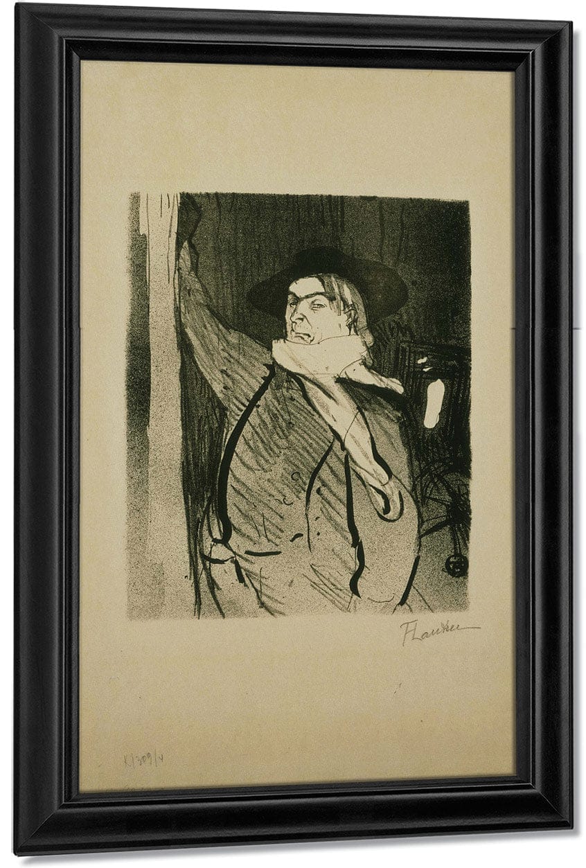 Aristide Bruant 2 By Henri Marie Raymond De Toulouse Lautrec Monfa Fine Art Print