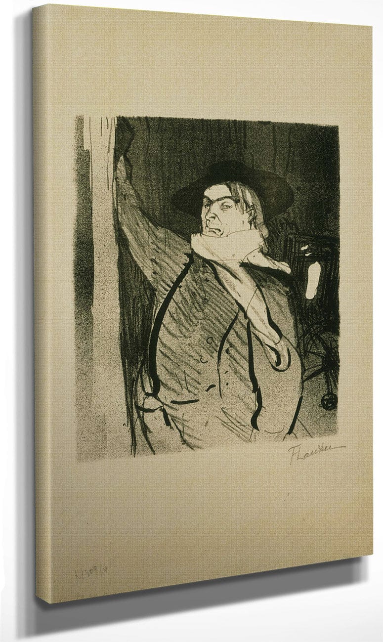 Aristide Bruant 2 By Henri Marie Raymond De Toulouse Lautrec Monfa Fine Art Print