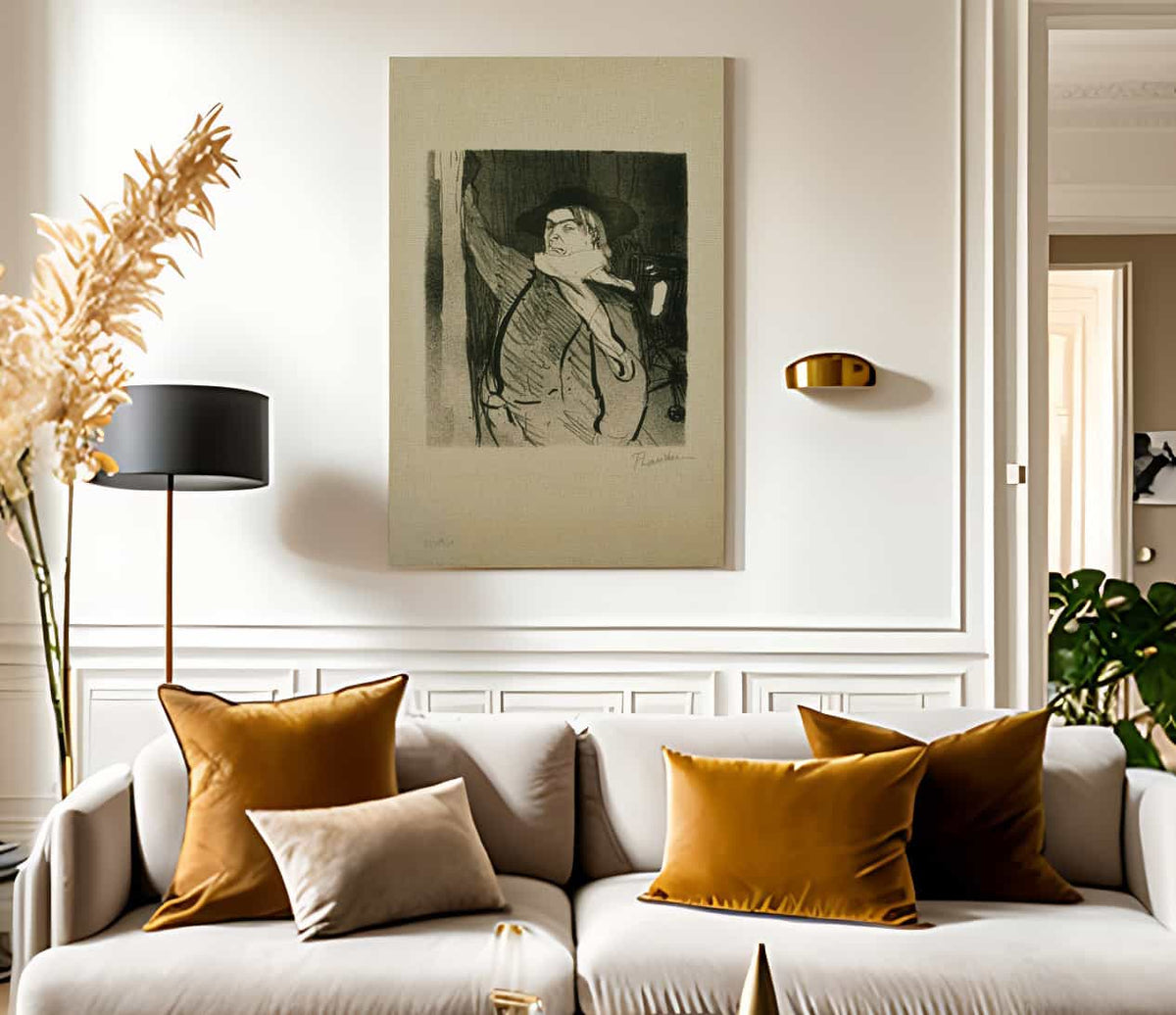 Aristide Bruant 2 By Henri Marie Raymond De Toulouse Lautrec Monfa Fine Art Print