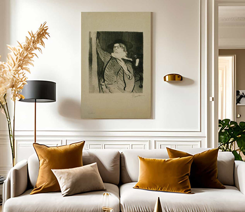 Aristide Bruant 2 By Henri Marie Raymond De Toulouse Lautrec Monfa Fine Art Print