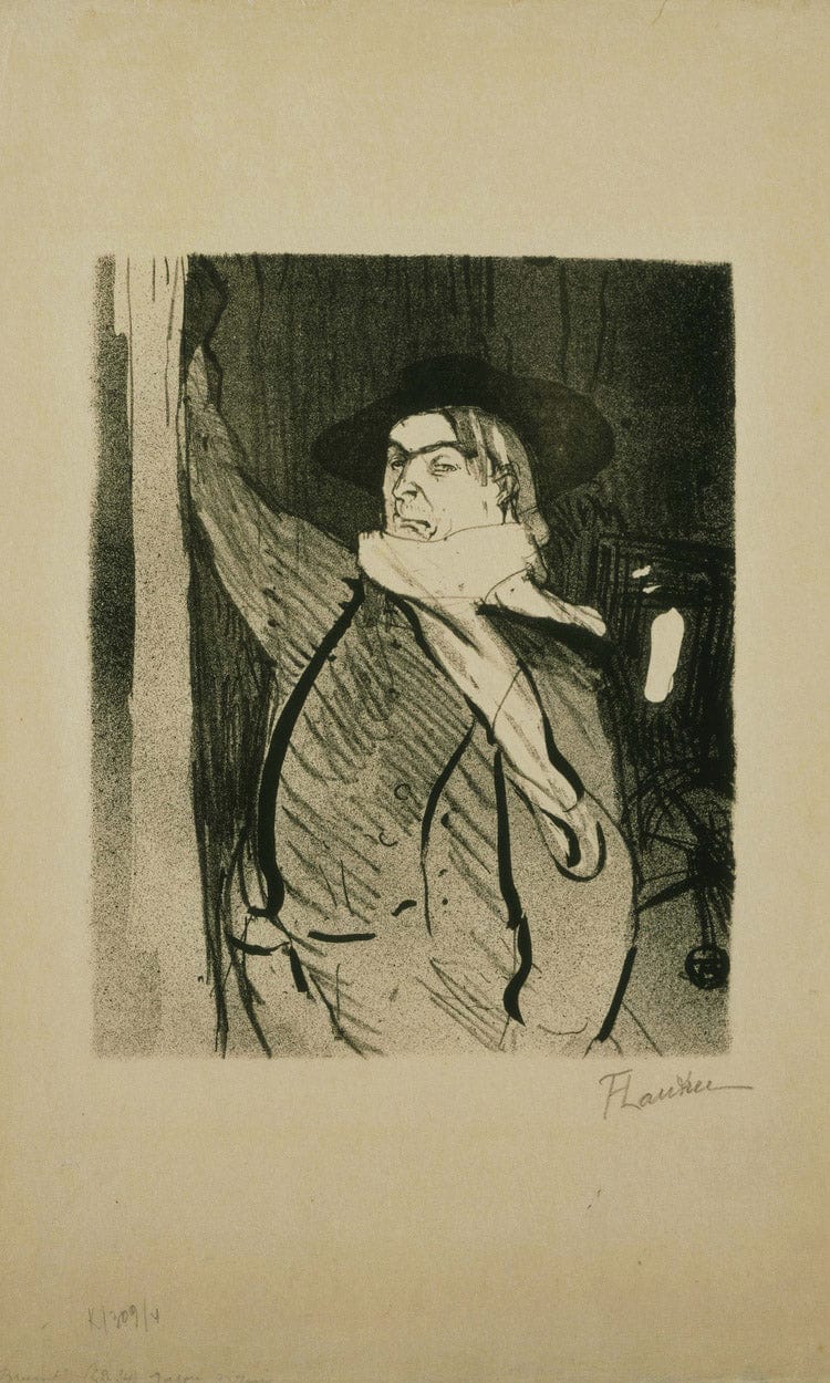 Aristide Bruant 2 By Henri Marie Raymond De Toulouse Lautrec Monfa Fine Art Print