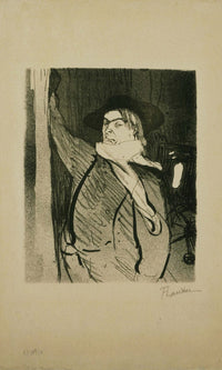 Aristide Bruant 2 By Henri Marie Raymond De Toulouse Lautrec Monfa Fine Art Print