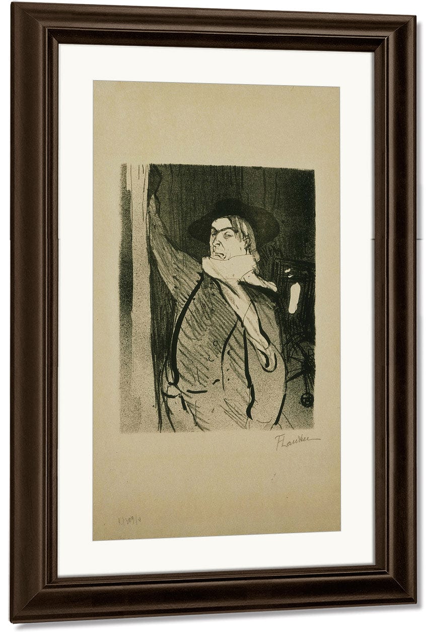 Aristide Bruant 2 By Henri Marie Raymond De Toulouse Lautrec Monfa Fine Art Print