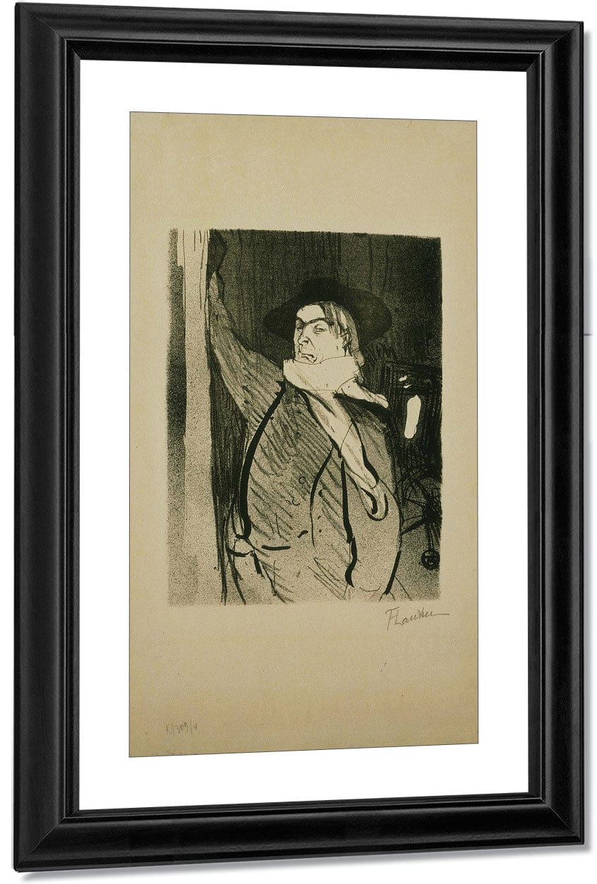 Aristide Bruant 2 By Henri Marie Raymond De Toulouse Lautrec Monfa Fine Art Print