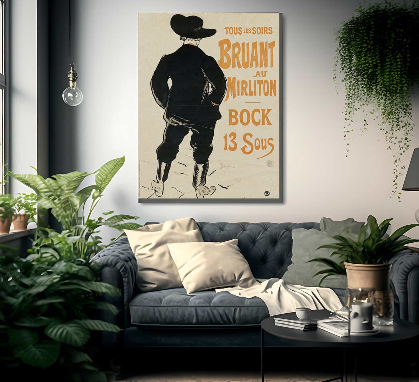 Aristide Bruant By Henri Marie Raymond De Toulouse Lautrec Monfa Fine Art Print