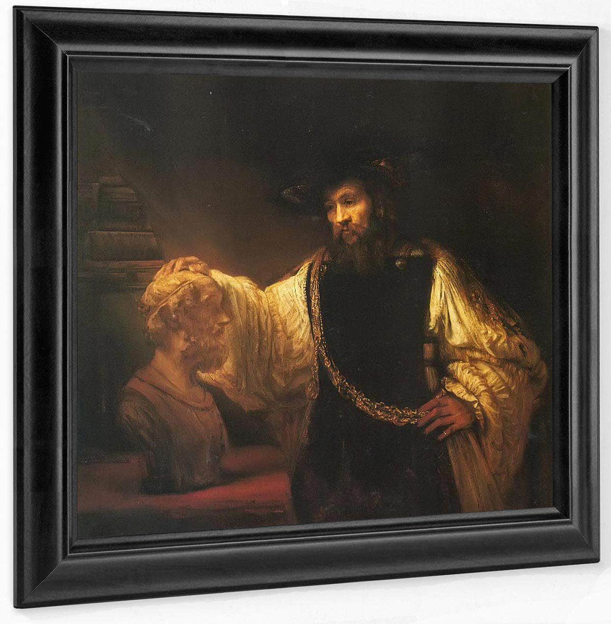 Aristotle Contemplating A Bust Of Homer, 1653 By Rembrandt Fine Art Print