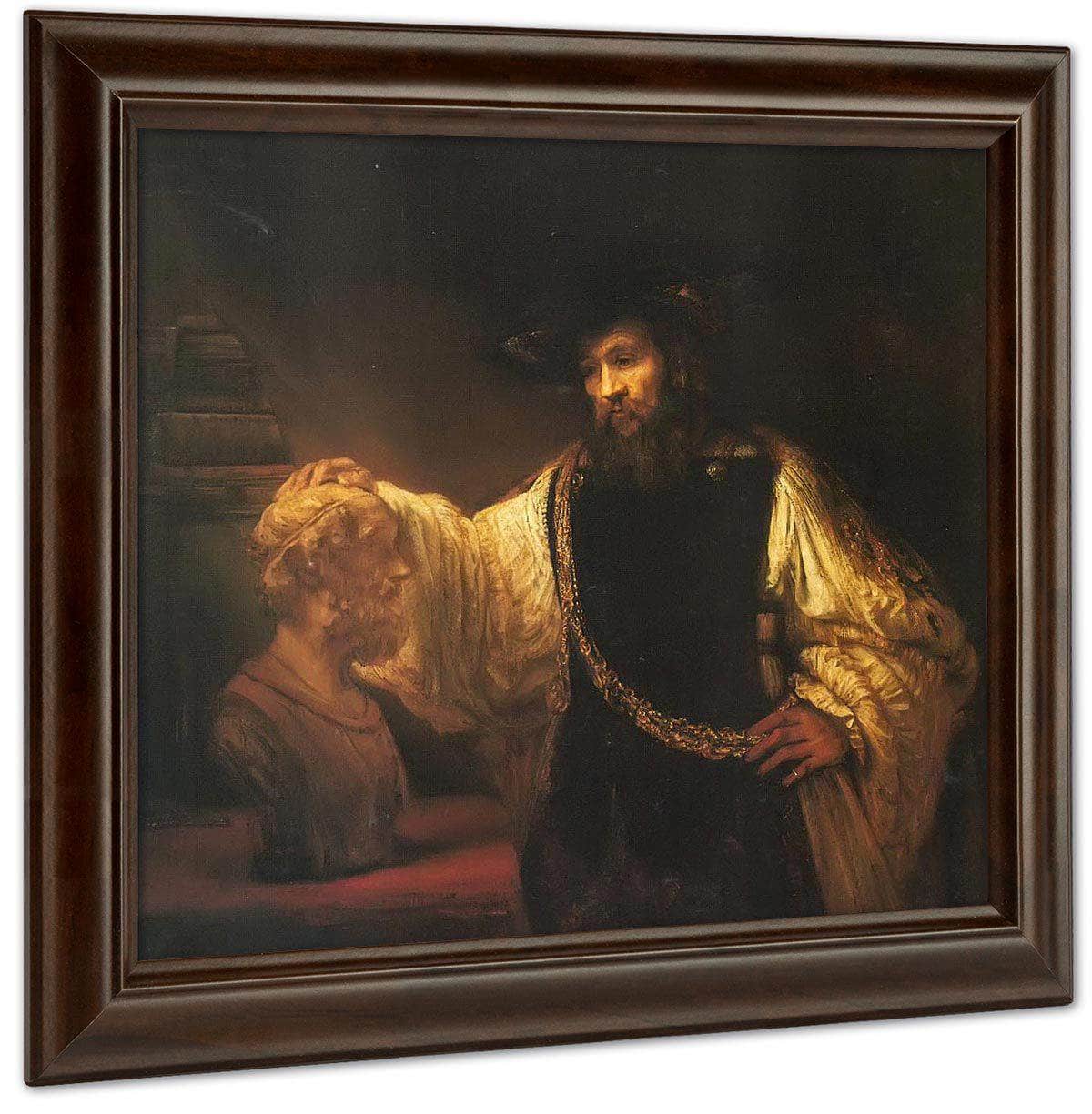 Aristotle Contemplating A Bust Of Homer, 1653 By Rembrandt Fine Art Print