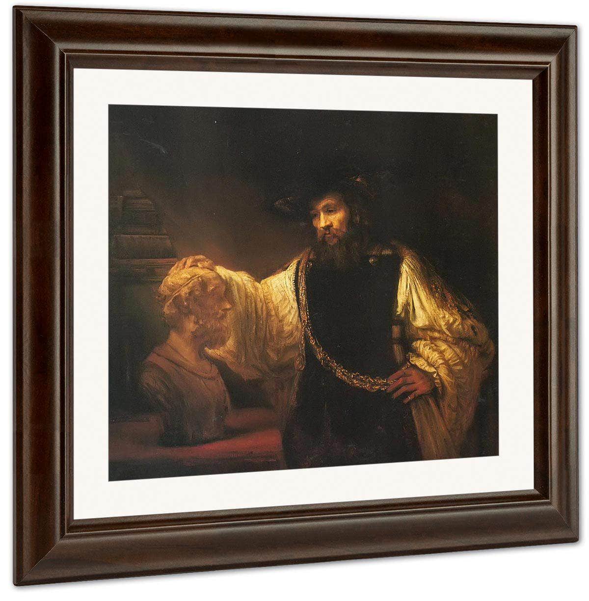 Aristotle Contemplating A Bust Of Homer, 1653 By Rembrandt Fine Art Print