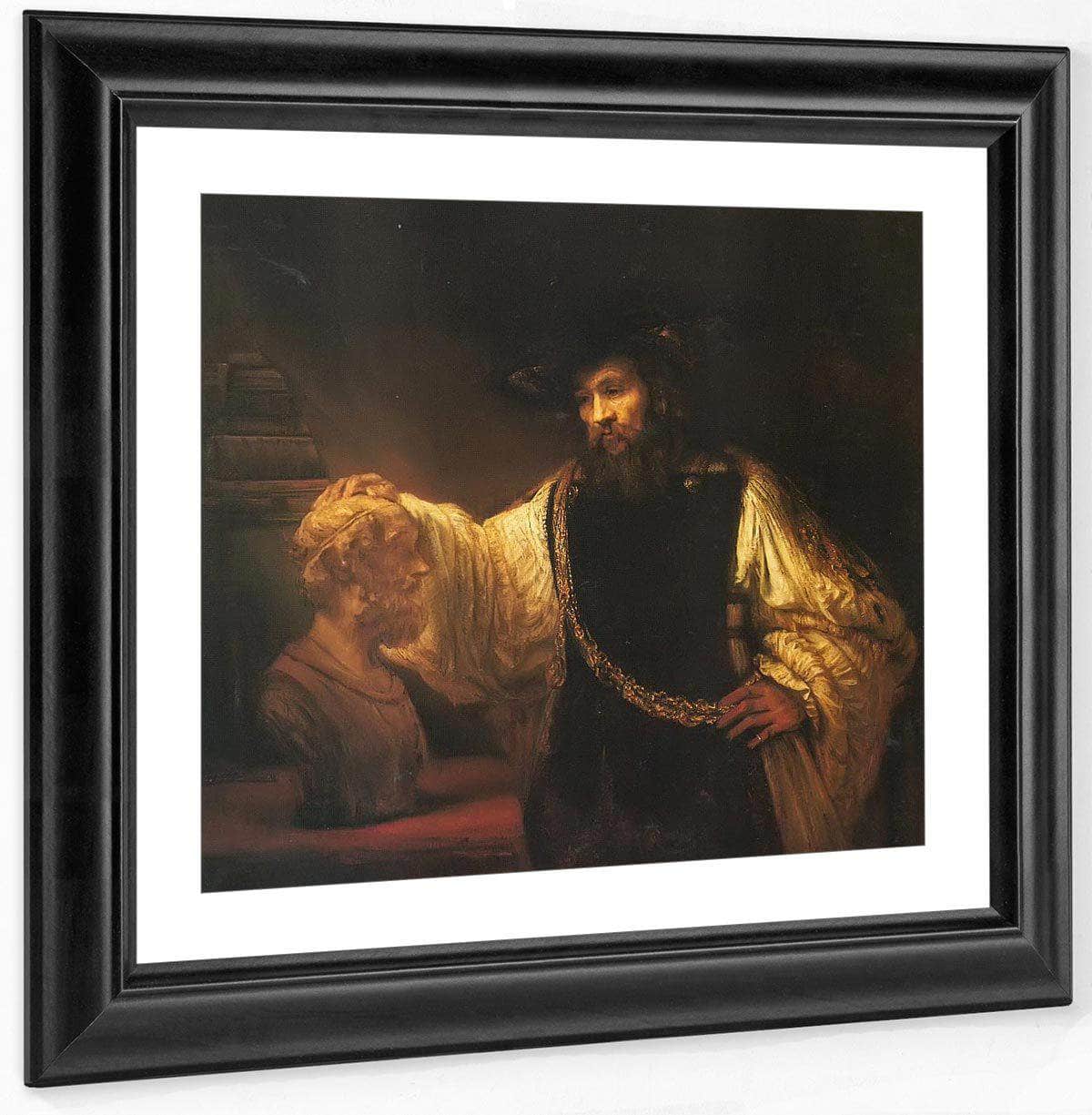 Aristotle Contemplating A Bust Of Homer, 1653 By Rembrandt Fine Art Print