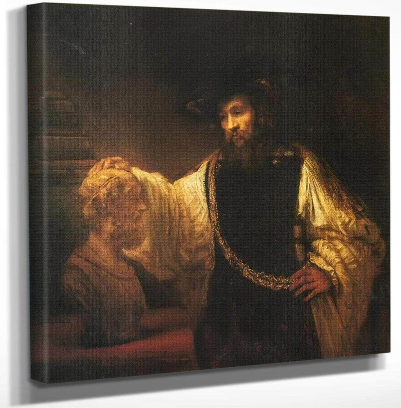 Aristotle Contemplating A Bust Of Homer, 1653 By Rembrandt Fine Art Print