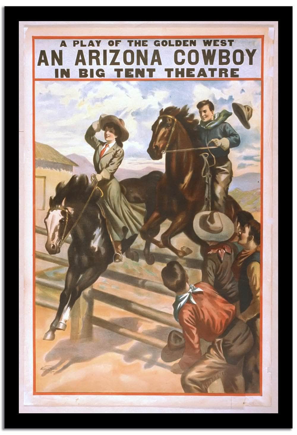 Arizola  Vintage Posterb Fine Art Print