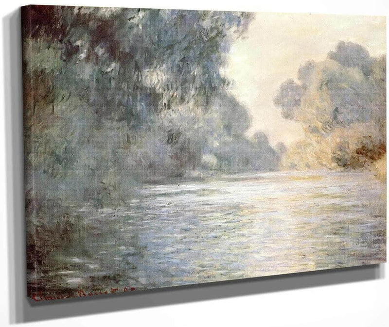 Arm Of The Seine At Giverny By Claude Monet Fine Art Print