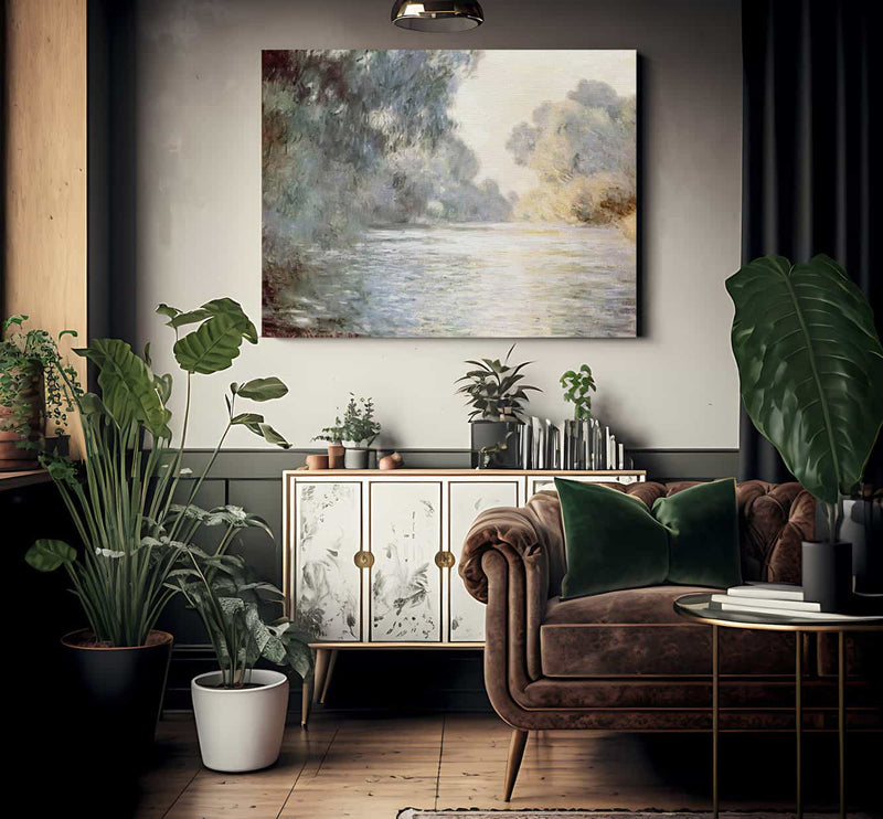 Arm Of The Seine At Giverny By Claude Monet Fine Art Print