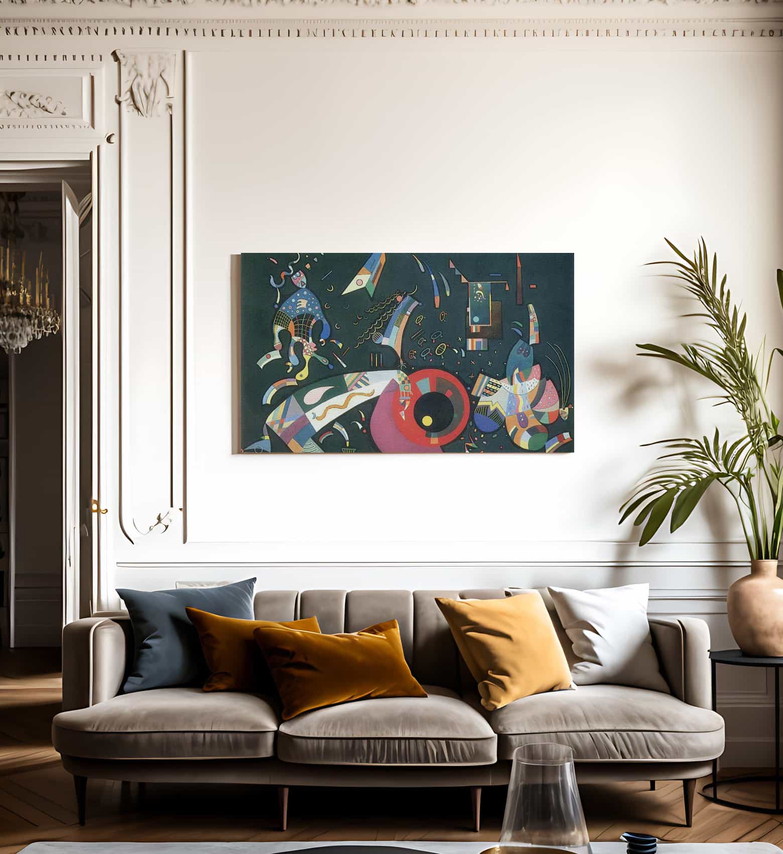 Around The Circle 1940 By Wassily Kandinsky Fine Art Print