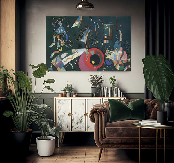 Around The Circle 1940 By Wassily Kandinsky Fine Art Print