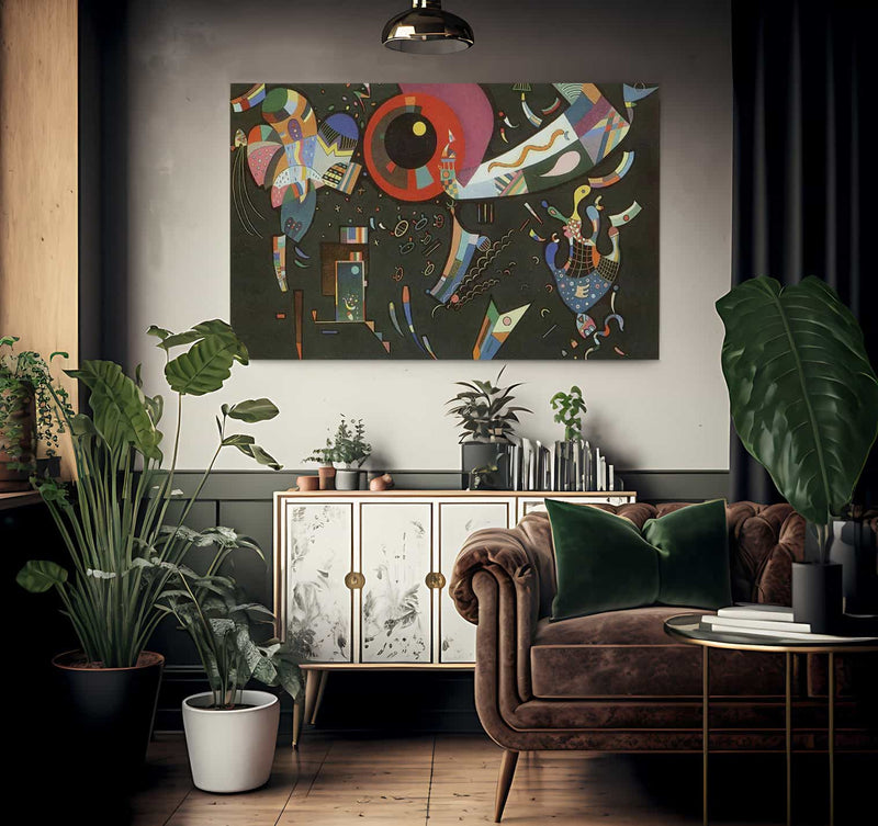 Around The Circle By Wassily Kandinsky Fine Art Print