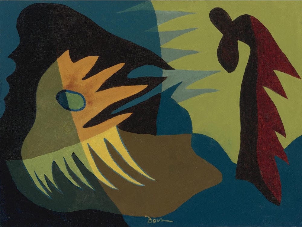 Arrangement By Arthur Dove Fine Art Print