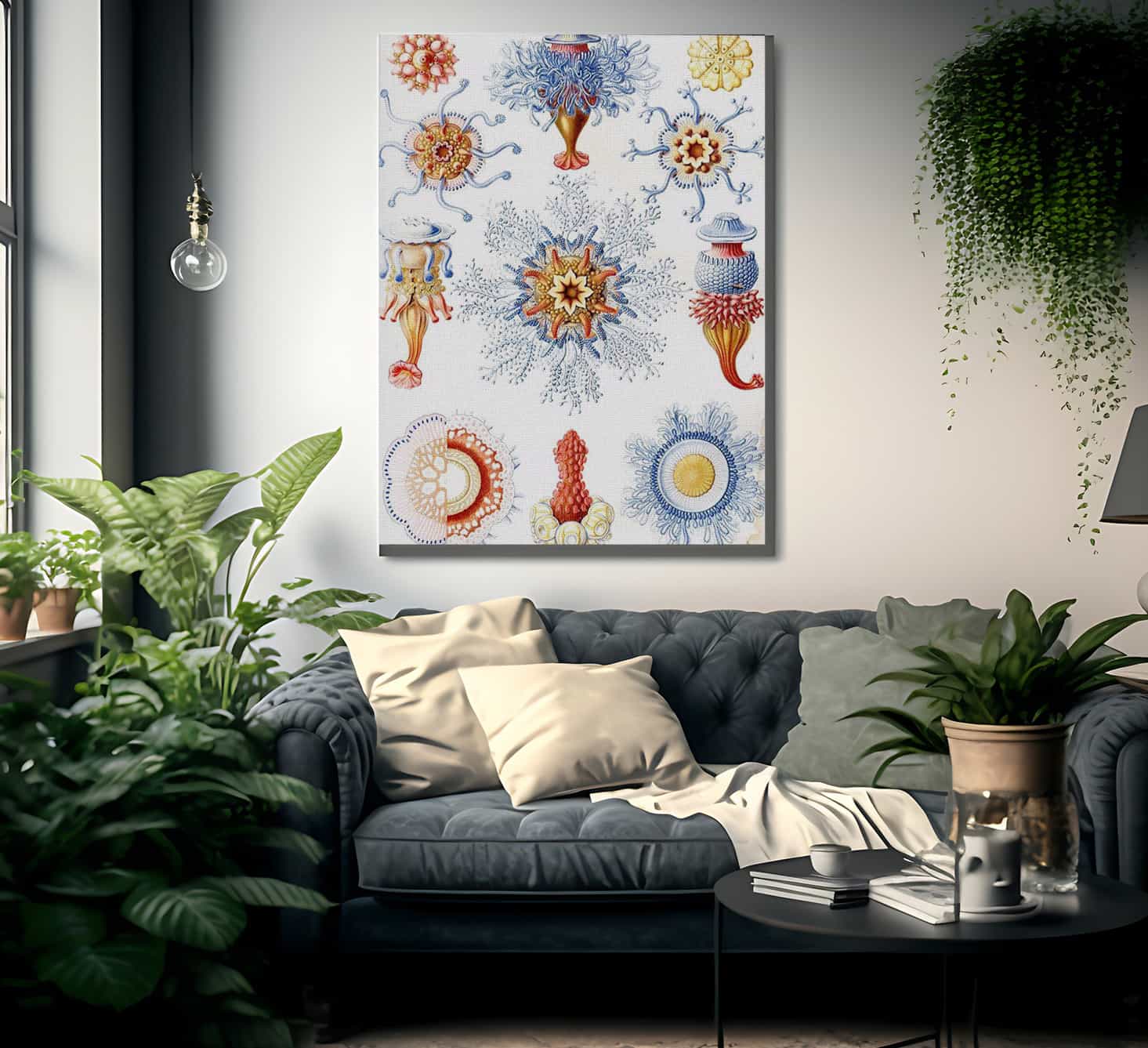 Art Forms In Nature Plate 17 Siphonophorae 1904 By Ernst Haeckel Fine Art Print