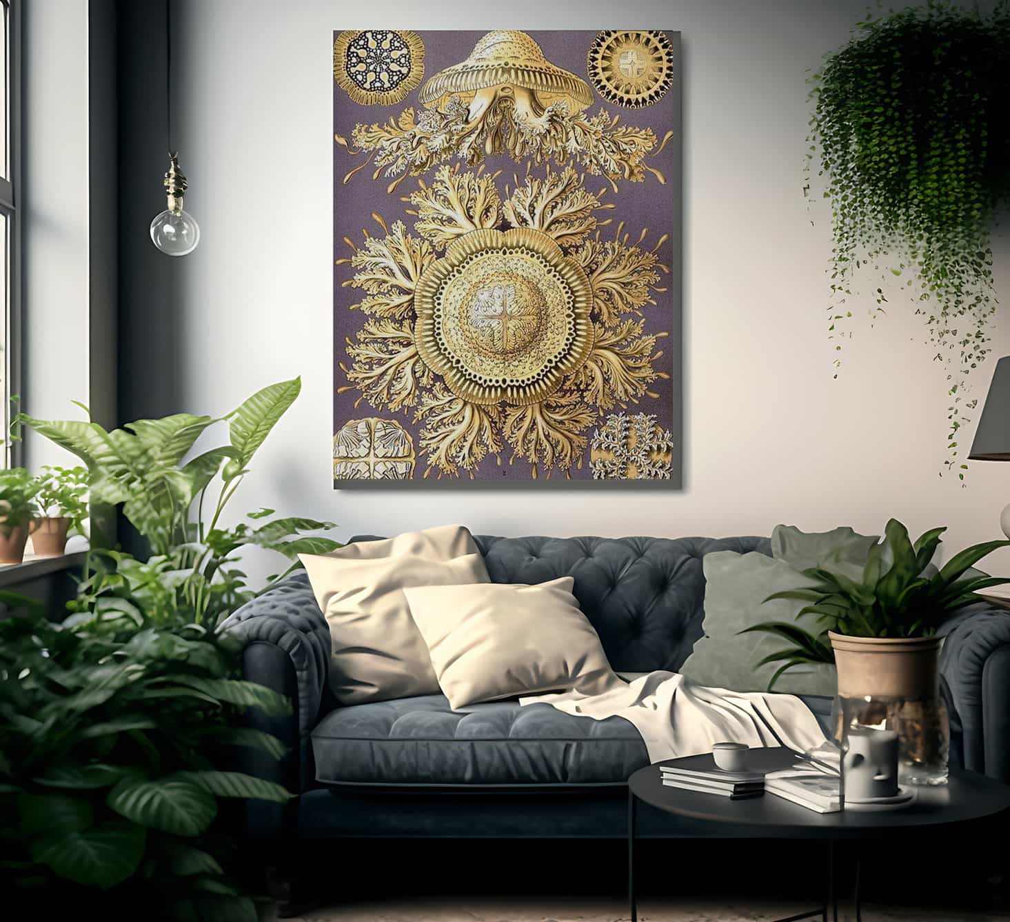 Art Forms In Nature Plate 28 Discomedusae 1904 By Ernst Haeckel Fine Art Print