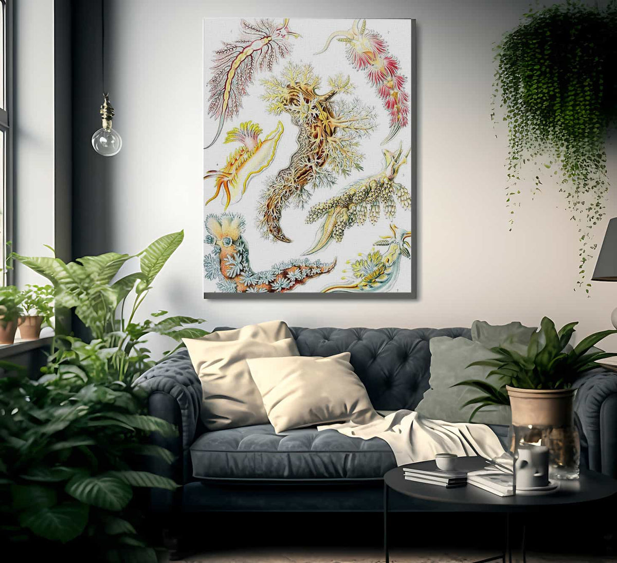 Art Forms In Nature Plate 43 Nudibranchia 1904 By Ernst Haeckel Fine Art Print