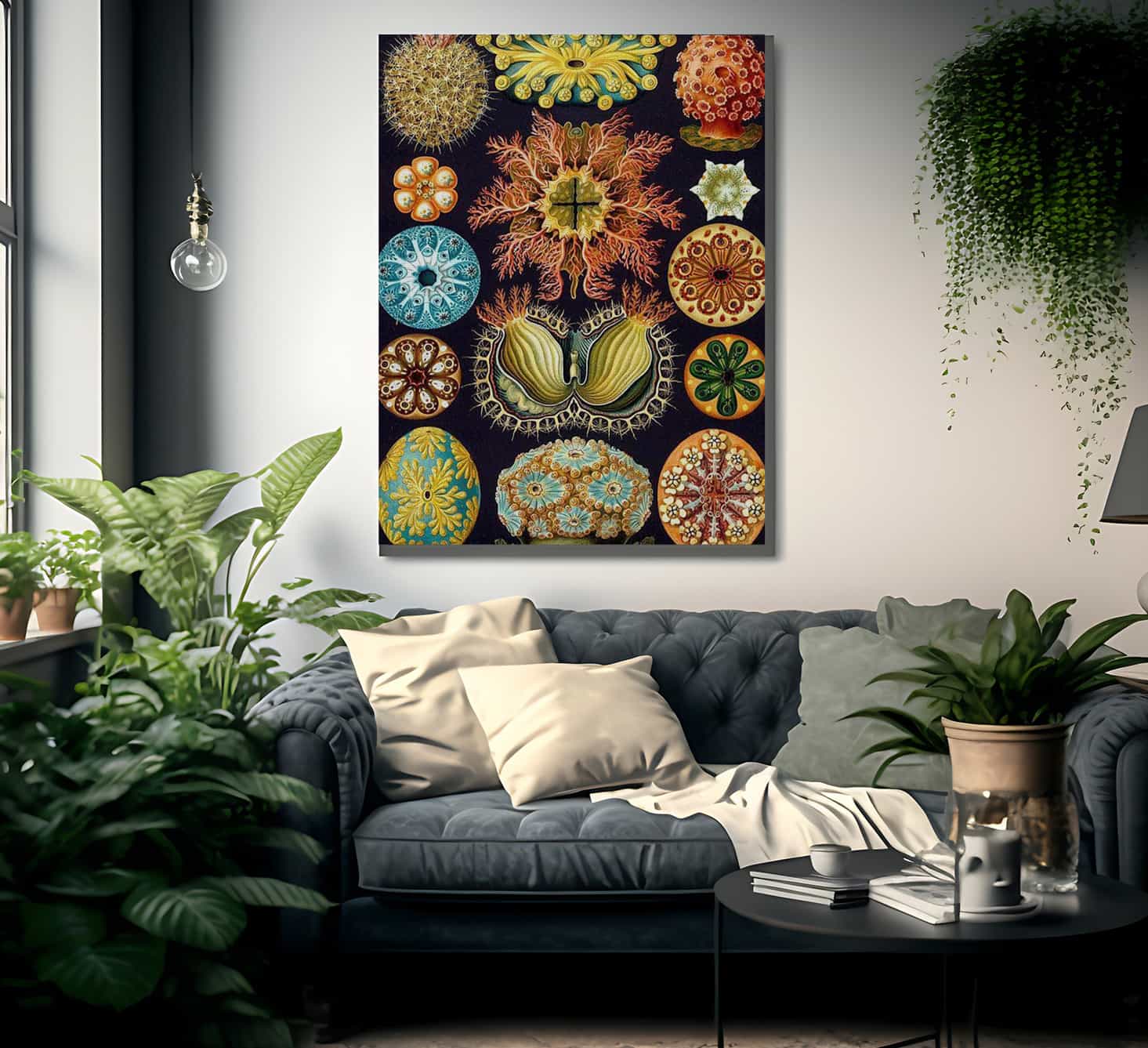 Art Forms In Nature Plate 49 Actiniae Copy 1904 By Ernst Haeckel Fine Art Print