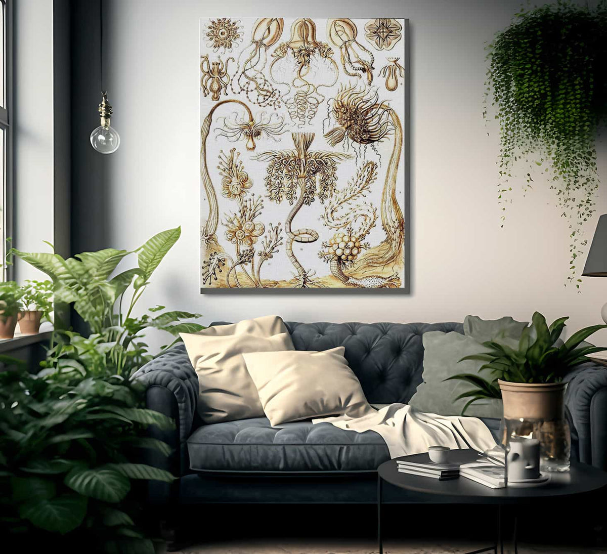 Art Forms In Nature Plate 6 Tubulariae 1904 By Ernst Haeckel Fine Art Print