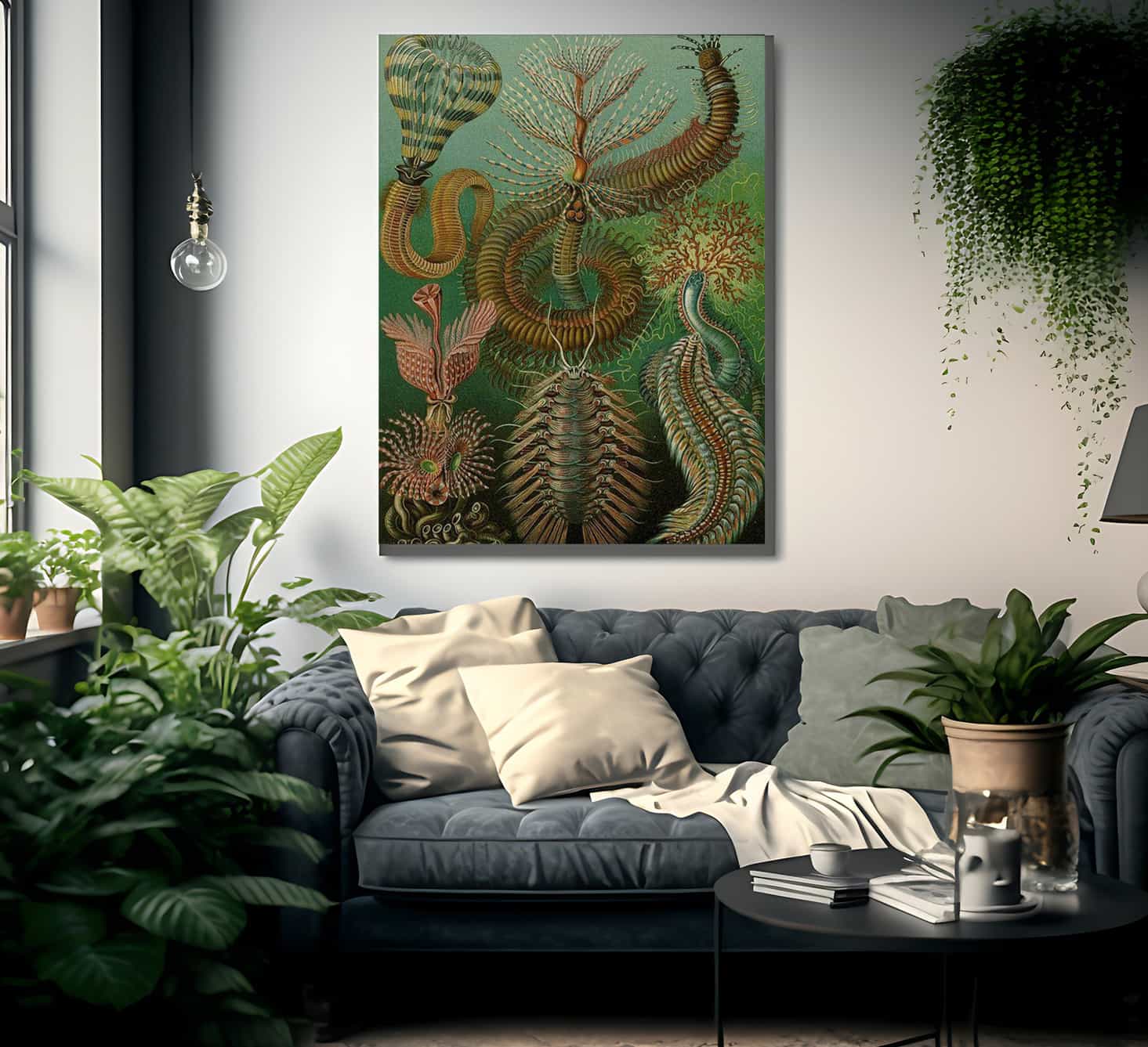 Art Forms In Nature Plate 96 Chaetopoda 1904 By Ernst Haeckel Fine Art Print