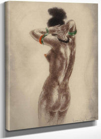 Art Professor And Nude Two Works By Louis Icart Fine Art Print