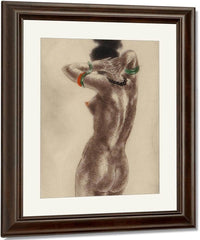 Art Professor And Nude Two Works By Louis Icart Fine Art Print