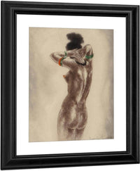 Art Professor And Nude Two Works By Louis Icart Fine Art Print