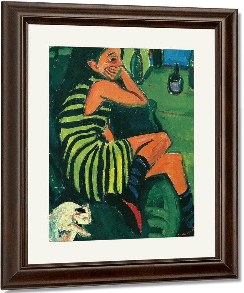 Artiste (Marzella) By Ernst Ludwig Kirchner Fine Art Print