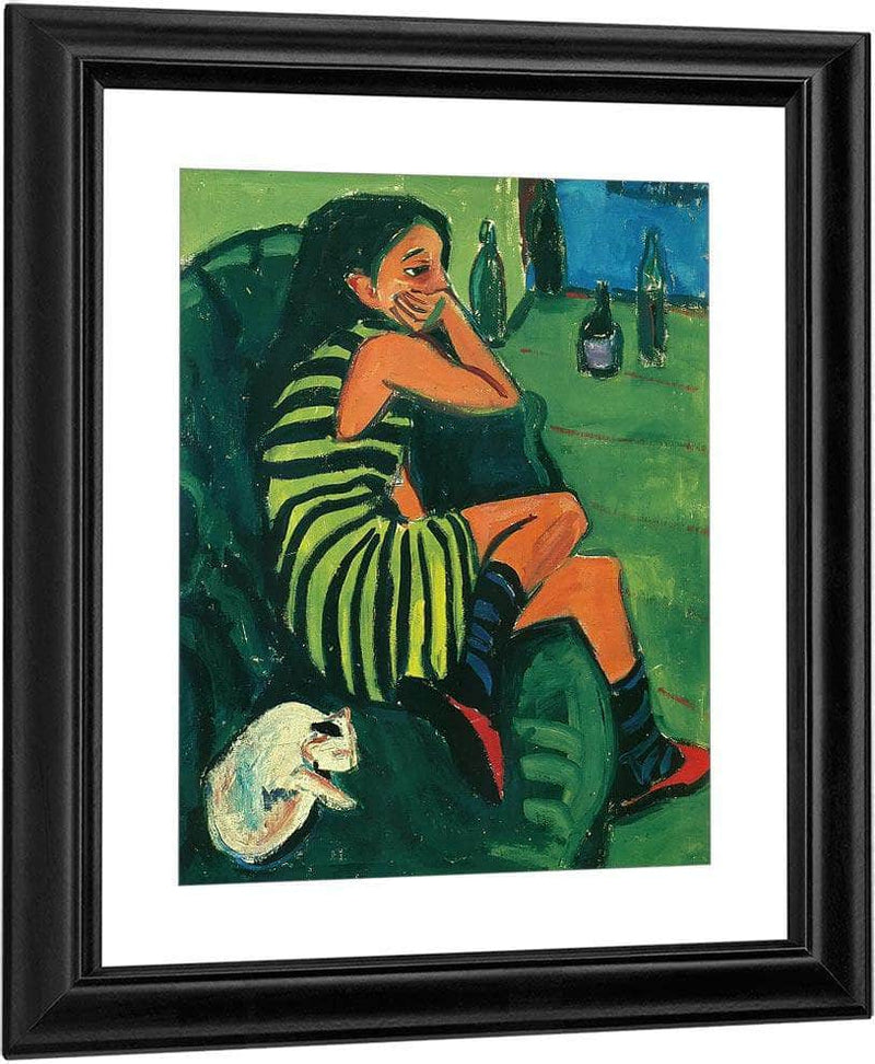 Artiste (Marzella) By Ernst Ludwig Kirchner Fine Art Print