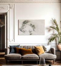 Artists Son Hand Behind Head By Cezanne Paul Fine Art Print