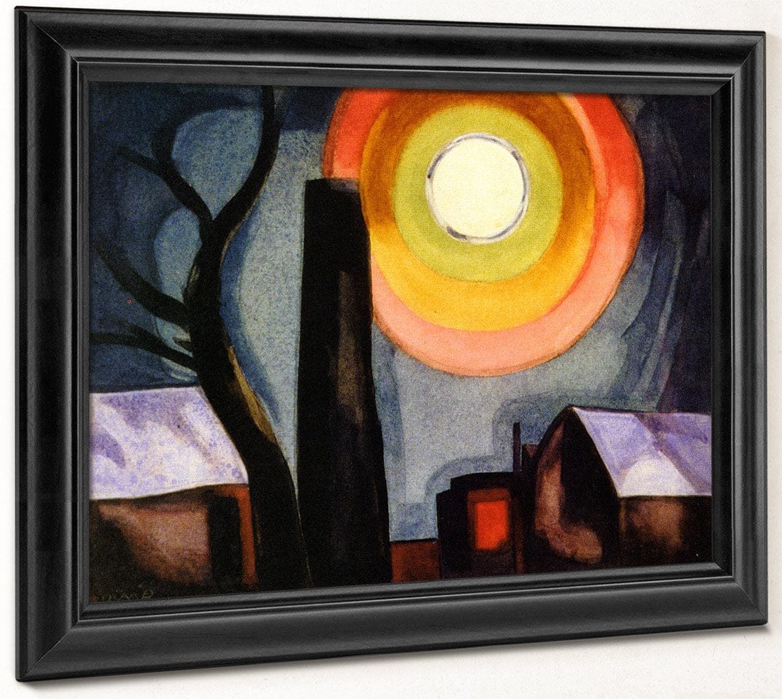 Ascension By Oscar Bluemner By Oscar Bluemner Fine Art Print