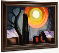 Ascension By Oscar Bluemner By Oscar Bluemner Fine Art Print